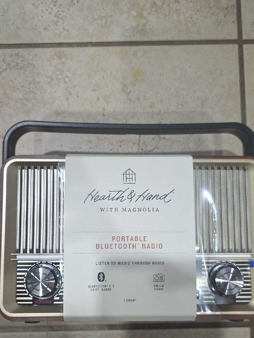 Hearth & Hand Portable Bluetooth Radio